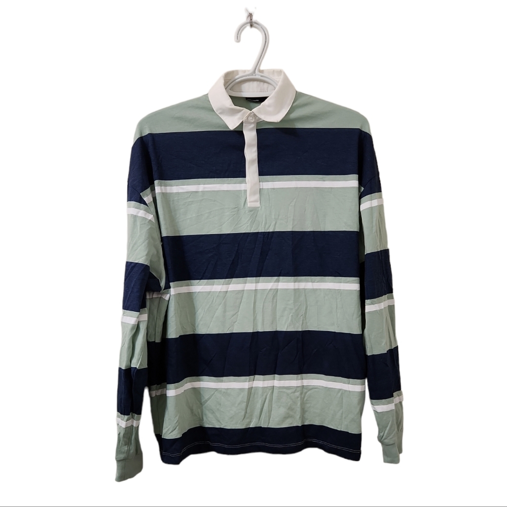 Green and Blue Rugby Shirt